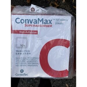 ConvaMax Superabsorber‎ Non-Adhesive Wound Dressing 5.9"x5.9" BX of 10